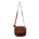 Bolso Cruzadode Cuero Color Café