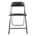 Silla Plegable De Metal Acojinada Color Negro