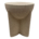 Mesa Auxiliar De Cerámica Color Blanco 38x47x48cm