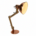 Lámpara De Metal y Madera Ajustable Color Bronce 58x42cm
