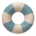Inflable De Dona Color Blanco y Azul