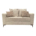 Sofa De Tela Color Blanco 160x91x91cm
