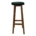 Banco De Madera Con Asiento Acojinado 33x74cm