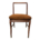 Silla de Madera Acojinada Color Café 43x77x54cm