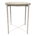 Mesa Auxiliar De Metal Color Crema 49x53cm