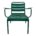 Silla De Metal De Jardín Color Verde 71x74x78cm
