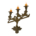 Porta Velas Candelabro De Metal Color Dorado