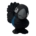 Decoración Figura De Loro Negro