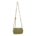 Bolso Cruzado de Piel Color Oliva