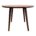 Mesa Redonda de Madera Color Café 100x76x100cm