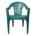 Silla de Plástico Color Verde 53x80x43cm