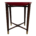 Mesa Auxiliar de Madera Con Cubierta Color Rojo 57x59x57cm