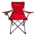 Silla De Tela Para Camping Color Rojo 80x90x47cm