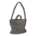 Bolso De Mano De Tela Color Gris