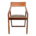 Silla De Madera Con Asiento Acolchonado 49x86x60cm