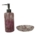 Accesorios De Baño Kit Jabonera y Porta Cepillos Con Diseño