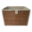 Caja Organizadora De Tela y Bambú Para Ropa 28X28X19cm