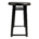 Banco De Madera Color Negro 33x54x33cm