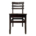 Silla De Madera Color Café Oscuro 39x81x41cm