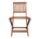 Silla De Madera Color Café 47x88x60cm