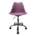 Silla De Oficina Asiento Acojinado Color Lila 49x86x57cm
