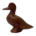 Decoración Figura de Pato de Madera
