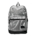 Mochila De Tela Color Gris Plateado