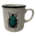 Taza de Cerámica Con Diseño de Escarabajo