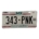 Automotriz Placas de Auto 2PZ